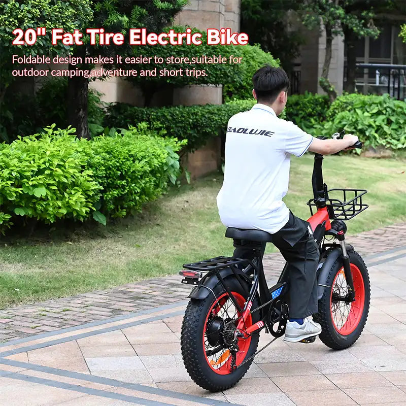 20 Inch 48V 12AH 500W Range 35km 7-speed Electric Bike