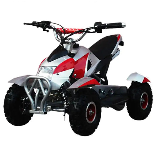 36V 12Ah 800W Speed 14KM/H White-Red Electric Off-Road Mini ATV